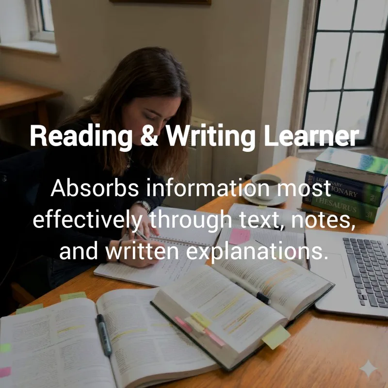 Reading Or Writing Learning Study Style Test - Discover Your Learning Style | Free Learning Styles Quiz